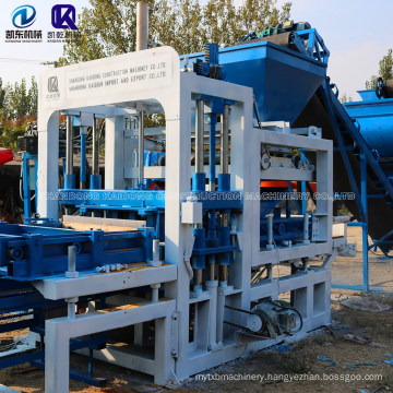 hot sale construction plant QT4-15B full automatic concrete hollow block machine solid  Paving  brick making machine